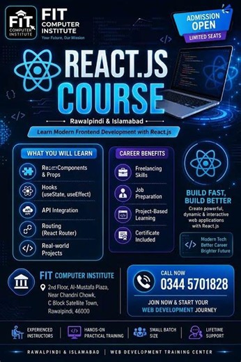 React.JS Course In Rawalpindi And Islamabad