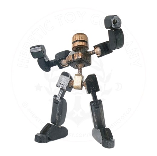 Handcrafted Wooden Robot Buddy | Imaginative Play Toy | Montessori-inspired Gift for Boys - Etsy