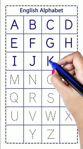 Writing ABCD Alphabet Capital Letter for Kids