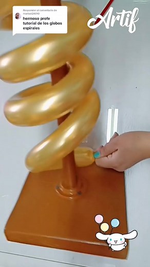 Decorative Spiral Balloons Tutorial