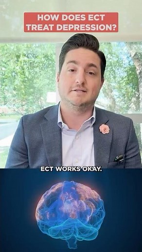 How does ECT treat depression?