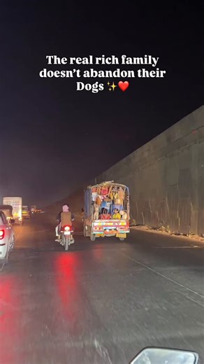 Look at this family shifting their home and taking both their dogs along with them. This is truly what real pet ownership and responsibility looks like.Sadly, every day we come across heartbreaking cases where people leave their pets behind on the streets after shifting homes or because of small personal inconveniences. These innocent souls wait endlessly for the families they loved the most, not understanding why they were abandoned.Always remember a pet is never a temporary responsibility or a