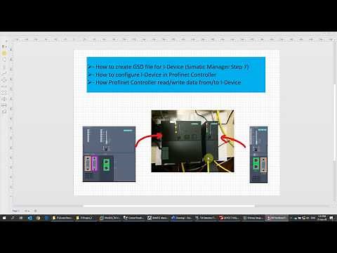 Siemens PLC GSD file creation for I Device, Profinet Controller, Data Exchange