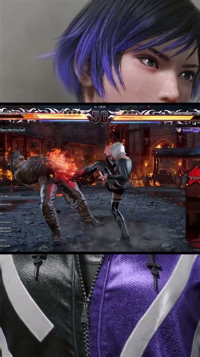 Moves don't connect, Looks cool though #tekken8 #reina #fighting #king #reinamishima