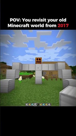 The Minecraft We Grew Up With ❤️‍🩹 #shorts #meme