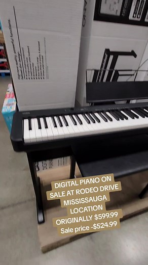 DIGITAL PIANO ON SALE AT RODEO DRIVE MISSISSAUGA LOCATION ORIGINALLY $599.99 Sale price -$524.99 #piano #costumeideas #costcofinds #brampton #toronto #toronto #brampton #newyear #christmas #chri