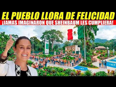 🇲🇽👏🏽🦅MIRA:EL INCREIBLE REGALO DE LA PRESIDENTA EN MEDIO DE LA SELVA, EL PUEBLO GRITA DE FELICIDAD