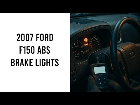2007 Ford F150 Abs And Brake Light On