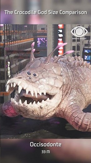 The Crocodile God Vs Fog Crocodile Vs Real, Monster Alligator Size Comparison
