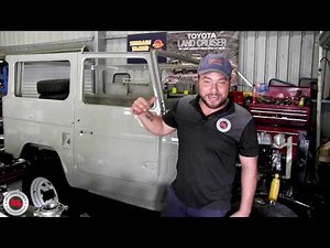 FJ40 MY1976 Classic Restoration Pt4 Body On, Wiring Loom, Doors & Seals, Engine