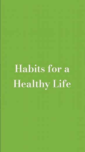 Good Habits