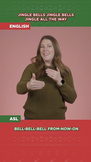 44K views · 1.5K reactions | 蘭 Learn "Jingle Bells" in ASL  ASL Christmas Song #ASL #learnasl | Learn How to Sign | Facebook