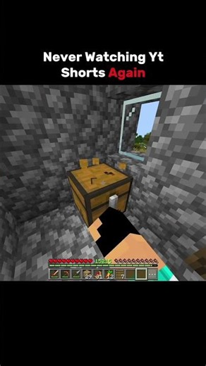 Minecraft Secret Chest 😭