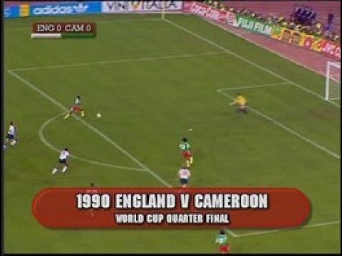 World Cup 1990: England vs Cameroon - Quarter Final