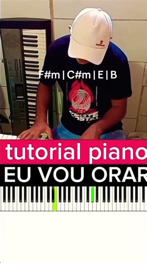 Aprenda - Eu vou Orar Teclado - FÁCIL Tutorial