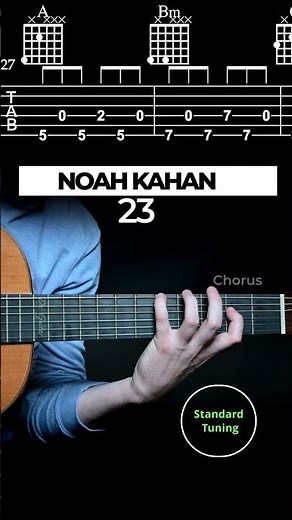 23 – Noah Kahan (Guitar Tabs) | Dr. Guitar