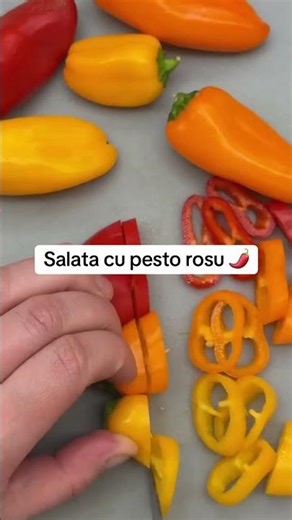 Salata cu pesto rosu 🌶️