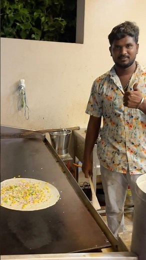 How to Make Corn Dosa 🌽 | Crispy & Tasty South Indian Breakfast Hotel PR Grand House of Tiffins