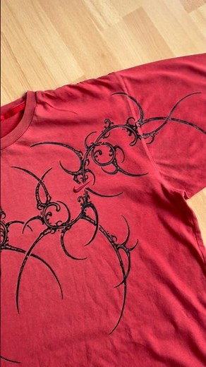 Nike cybersigilism faded custom tee