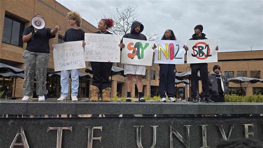 Kent State University students protest Senate Bill 1 after Ohio House passage