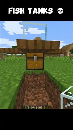 How To Make A Fish Tank In Minecraft!