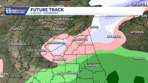 Will Alabama see snow this weekend?