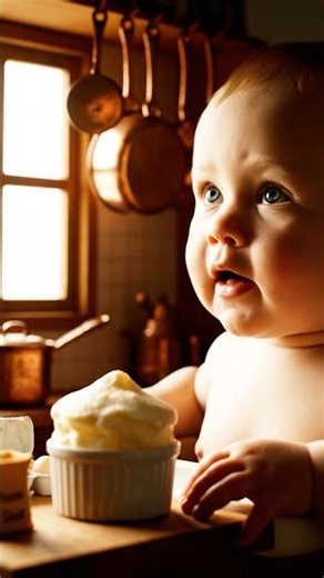 Tiny Chef, Giant Flavors! 👶 #babychef #kidscooking #culinarycutie #babyonboard #cheflife #foodvlog