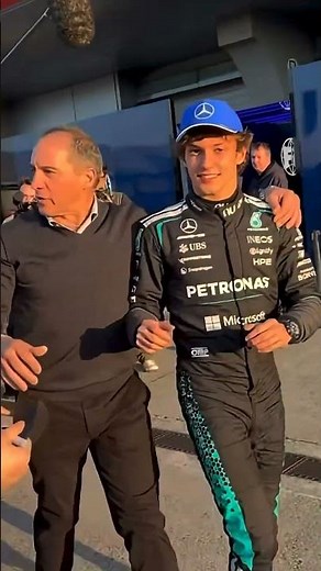 Kimi Antonelli Celebrates His FIRST F1 Win With His Dad 🥹 #kimiantonelli