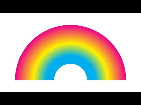 Make a Blended Rainbow in Illustrator
