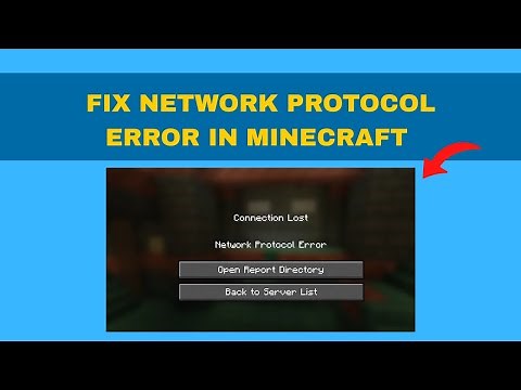 How To Fix Network Protocol Error in Minecraft *FAST FIX*