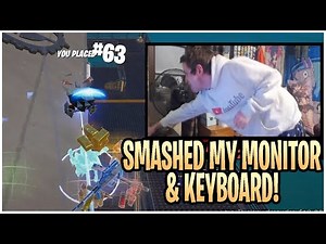 Dellor Completely Destroys His Monitor, Keyboard & Ends His Stream!
