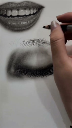 How to draw closed eyes in 30 seconds