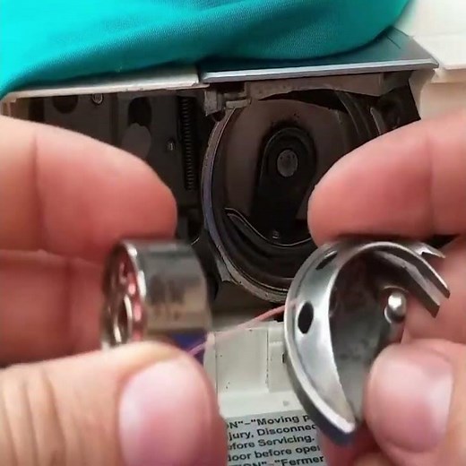 Why does the needle get stuck at the bottom when sewing. #howtoadjustasewingmachine #sewingmachine