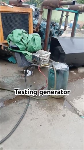 Testing generator #generator #automobile #enginiring #dieselgenerator #machine #electronic