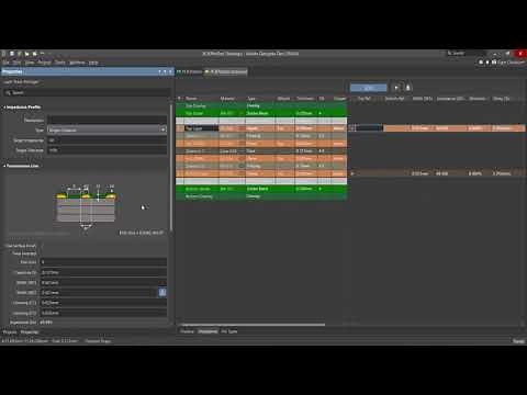 How to Define the Impedance Profile for a Coplanar Stripline in Altium Designer