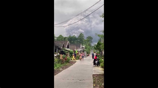 Mount Semeru volcano eruption forces evacuations as ash looms over homes