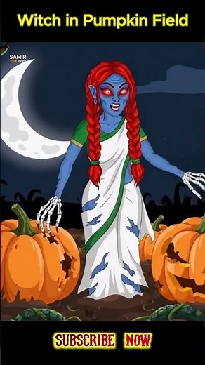 Witch in the Pumpkin🎃 Field | Ghost Cartoon | Horror Stories Animated | Scary Stories Animated