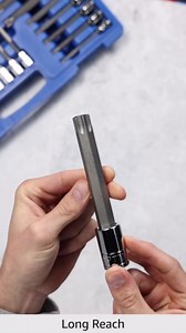 NEIKO 10287A Extra Long Socket Bits and Deep Socket Set | 60 Piece | S2 Tamperproof Torx Plus Bits and Cr-V Steel E-Torx Sockets