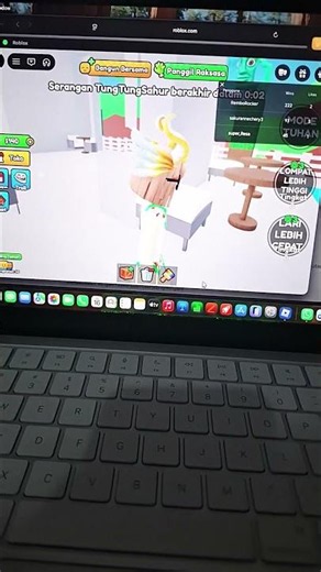 tutorr donk😭 cara main Roblox di laptop/pc! #duet #presetalightmotionbucindidalamgame