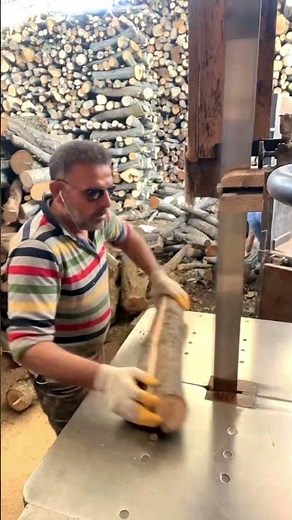 Wood firewood process