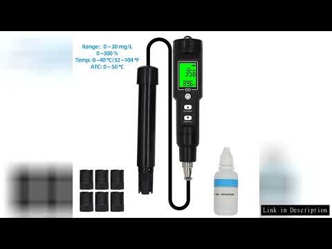 DO9100 Digital Dissolved Oxygen Meter 0.0-30.0 Mg/L Waterproof ATC 0.0-300.0% DO Tester Water Qualit