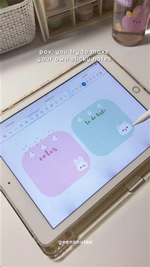 how i make sticky notes for digital notetaking 🌷! #notes #notetaking #studynotes #study #freenotes
