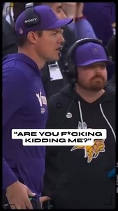 KOC was not happy with S/T coordinator Matt Daniels after Devin Duvernay’s 56 yard return to see up a game winning FG. | vikesverified