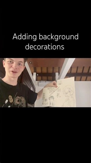 Adding background decorations! To my setup! #writing #writingcommunity #writers #artist #art