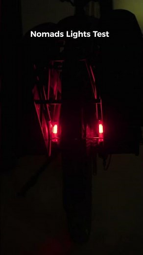 Nomads e-bike lights test | front lights, brake lights & turn Signals ✨#fiido #nomads #lights #ebike