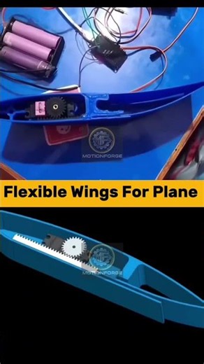 Flexible Wings for Plane – Mechanical Design#Engineering #Mechanical #HowItWorks #Mechanics