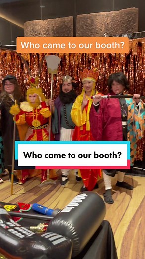 Guess who came to our booth?#instantphotobooth #instantphoto #journeytothewest #cosplay #monkeyking #thecolourfulfacesstudio #instantphotobooth #sgphotobooth #tiktoksg #eventplanning