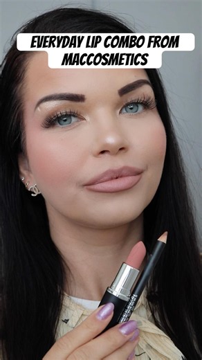 Everyday neutral lip combo from MAC (#maccosmetics #lipcombo )