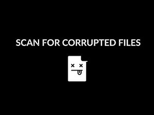 How To Scan For Corrupted Files. (Windows 10/11)