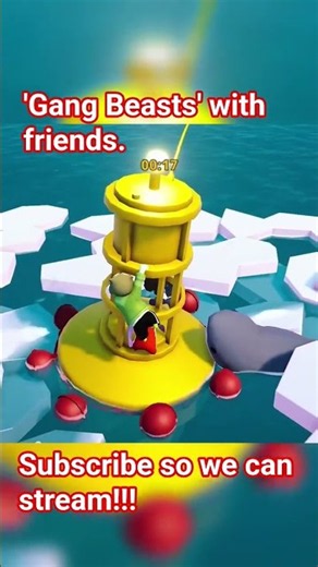 'Gang Beasts' with friends! Sub so we can start streaming!!!#gaming #gameplay #funny #friends